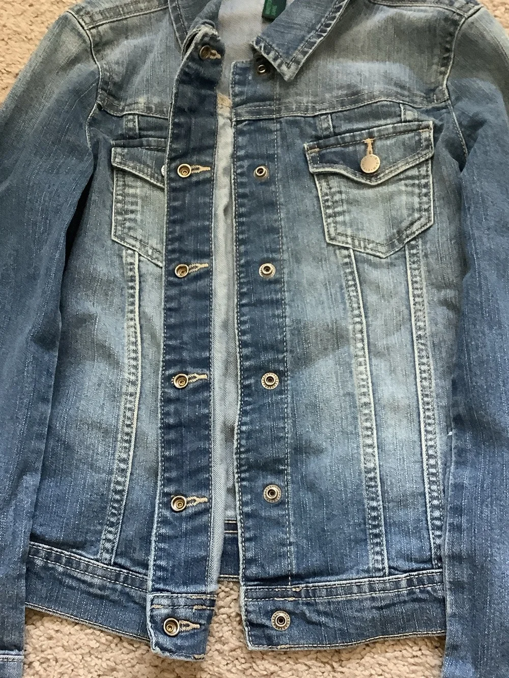 United Colors Of Benetton Light Blue Denim Jacket